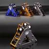 Гироскоп на палец Творческий металлический орнамент Снятие стресса для взрослых Игрушка-фиджет Продвинутый механический настольный подвес Подарок для мужчин