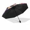 Jujutsu Kaisen, Peace SignThemed Automatic Opening and Closing Umbrella 8 Ribs, Suitable for Leisure and Going Out, Outdoor Accessory, Got