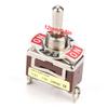 3PDT 3-pin ON-OFF-ON toggle   with 12mm mounting hole, 5pcs package for automotive, home appliance and industrial controls