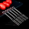 200Pcs Independent Packaging Disposable Fruit Skewers Plastic Cake Fork Fruit Toothpick  KTV
