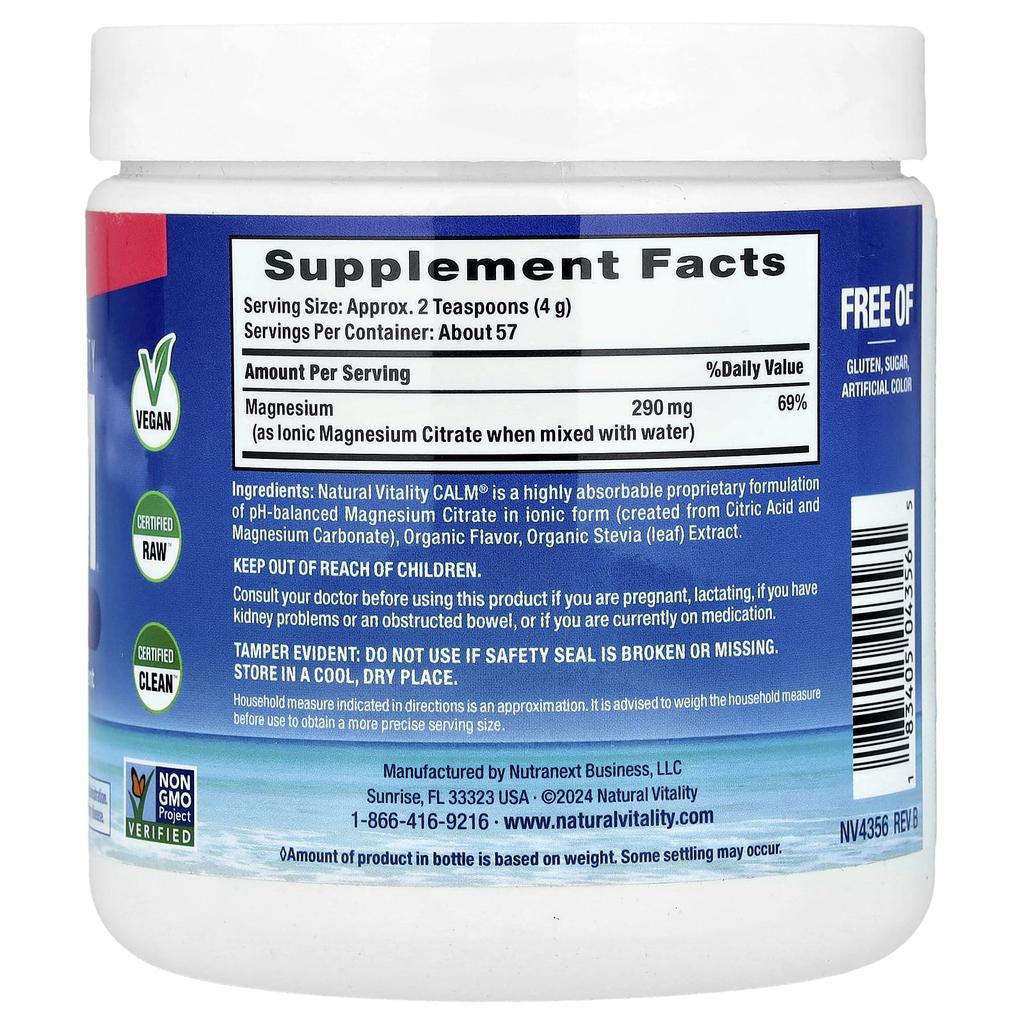 Calm®, Relaxing Drink Mix, Watermelon, 8 Oz (227 G)