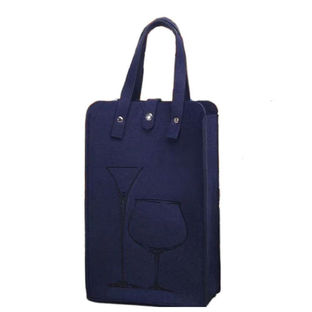 Двойной красный винный пакет Подарочный пакет для напитков Высококачественная подарочная сумка для хранения вина