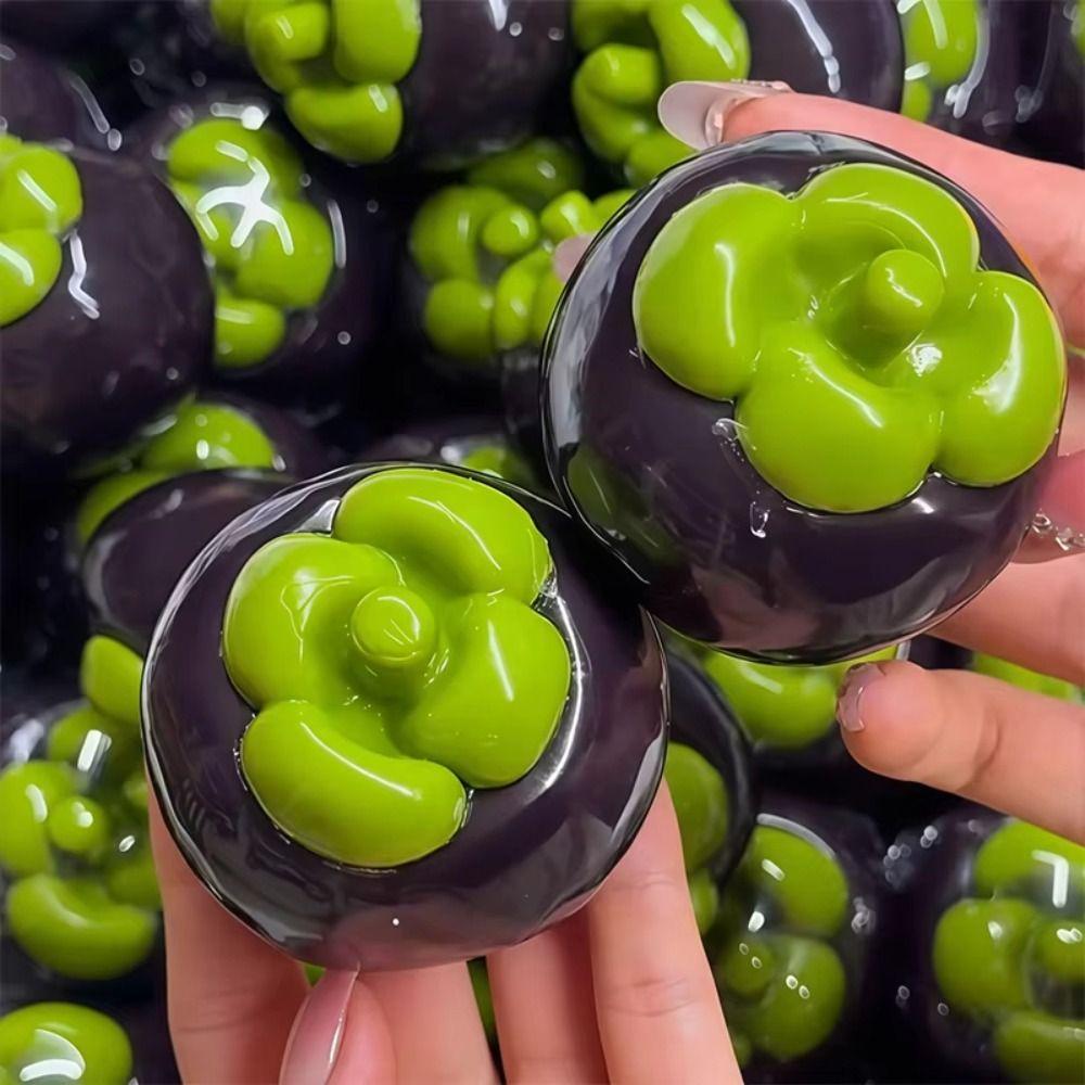Moldable Crunchy Squishy Building Blocks Blocks Filled Squishy Squishy Mangosteen Children Gifts