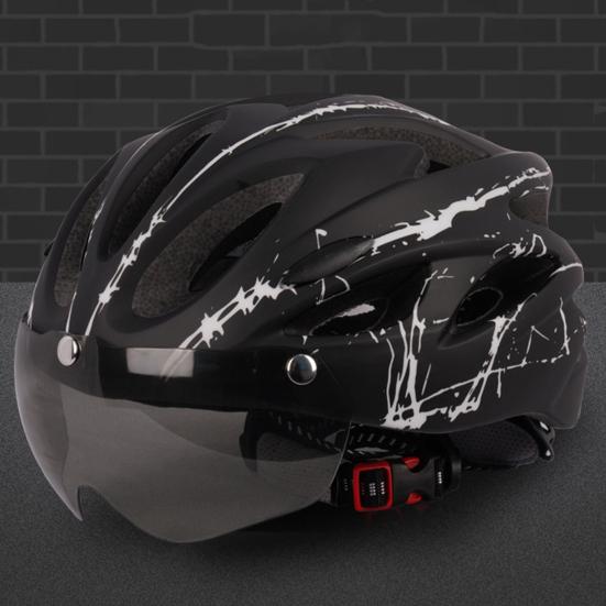 Унисекс шлем для взрослых со сверхлегкими велосипедными очками для занятий спортом на открытом воздухе