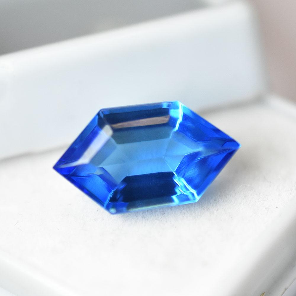 Natural Blue Tanzanite Loose Gemstone Fancy Cut 7.35 ct for Jewelry Making and Gem Collections