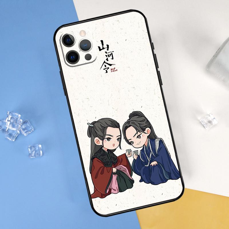 Честь и Слава Шань Хэ Лин Чехол для Телефона Для iPhone 16 Pro Max 13 12 Mini 11 14 15 Pro Max XR 16 15 Plus 16e Защитный Чехол