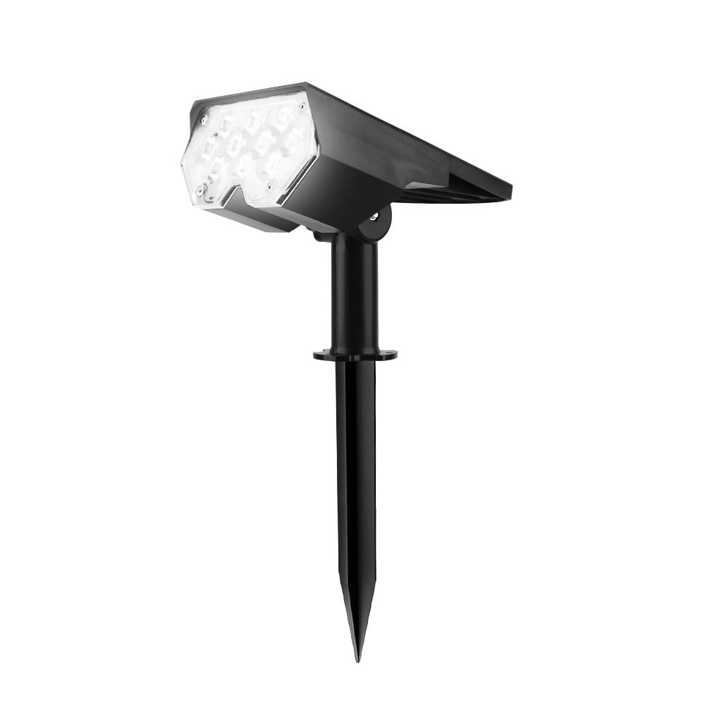 Solar 1PC Spot Light 20LED Outdoor Garden Solar Landscape Spotlights IP65 Waterproof 2 Mode Wall Light Door Backyard Garage