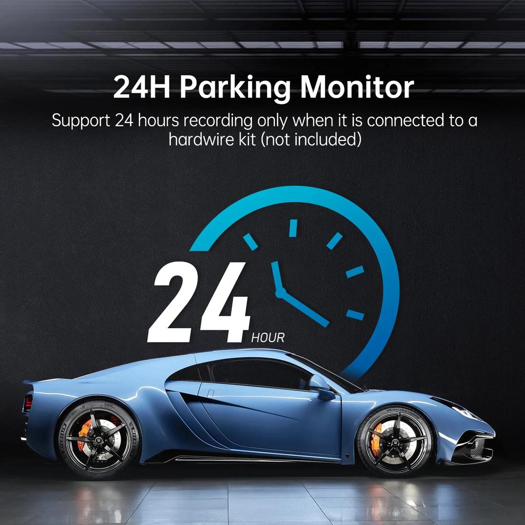 1080P Автомобильный видеорегистратор WIFI Видеорегистратор для автомобилей Двойная камера для автомобильного регистратора Видеокамера заднего вида Автоматическое ночное видение Черный ящик Автомобильные аксессуары