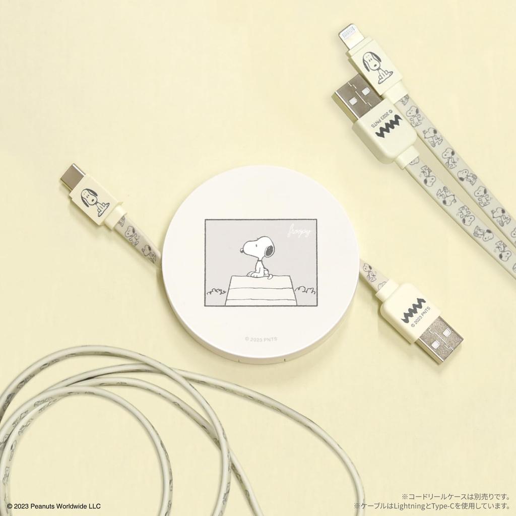 Gourmandise Peanuts Snoopy USB-кабель Ivory Type-C SNG-744IV