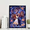 Full Round Diamond Painting The Beast and The Princess Art Rhinestone Picture Mosaic DIY 5D Cross Stitch Embroidery Home Decoration