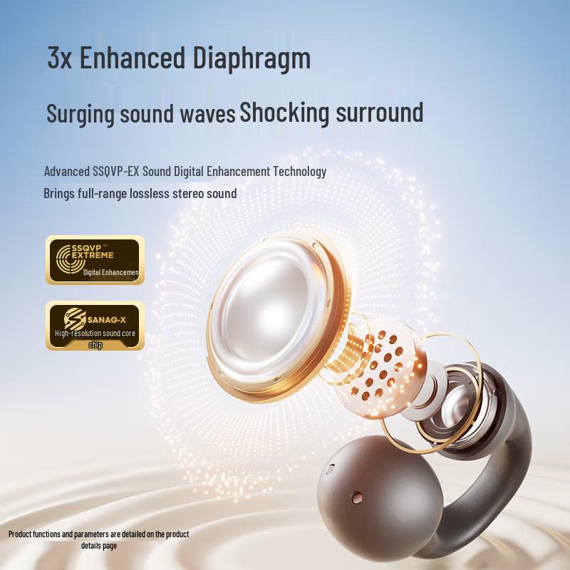 Беспроводные спортивные наушники-клипсы SANAG Z36