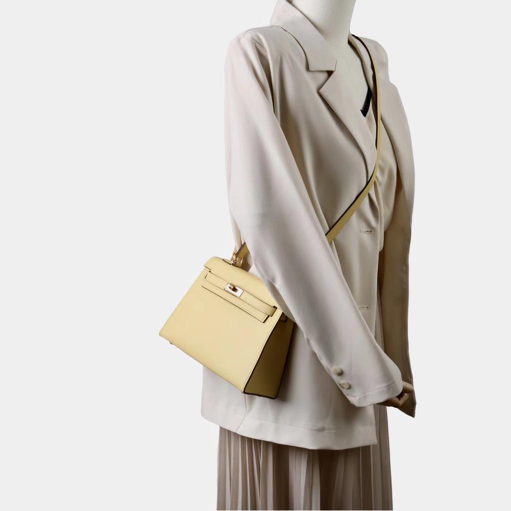 2025 Новая Универсальная Модная Высококачественная Сумка из Текстурной Кожи Ручная Одноплечевая Через Плечо Сумка Второго Поколения