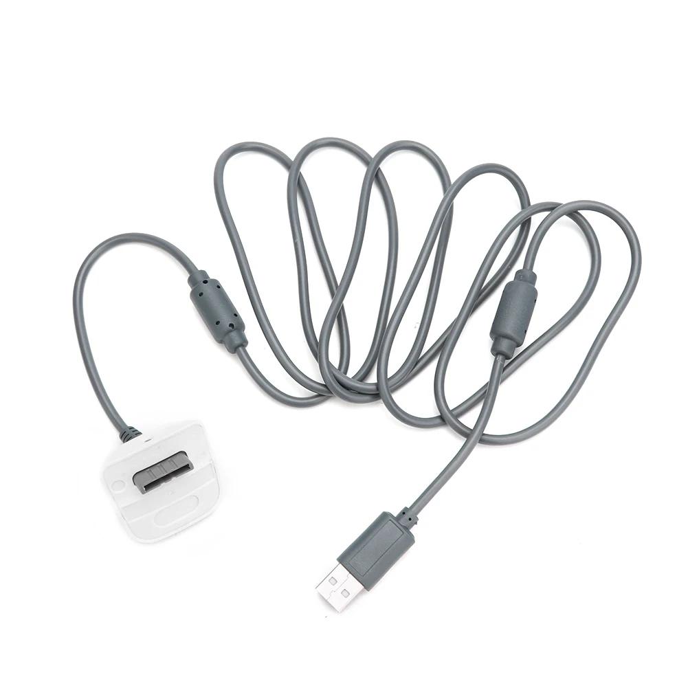 1,8 м USB-кабель для зарядки с двойным магнитным кольцом, кабель для зарядки во время игры, игровые аксессуары для беспроводного игрового контроллера Xbox 360