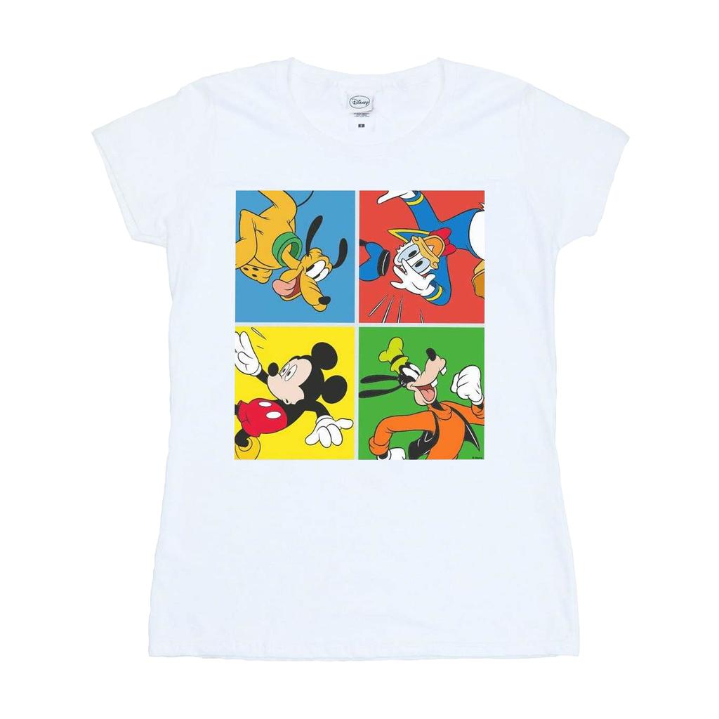 Disney Womens/Ladies Mickey Mouse Friends Cotton T-Shirt