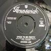 7inch Record BRENDA LEE - Speak To Me Pretty 4505867 Brunswick 1962 UK Rock Used