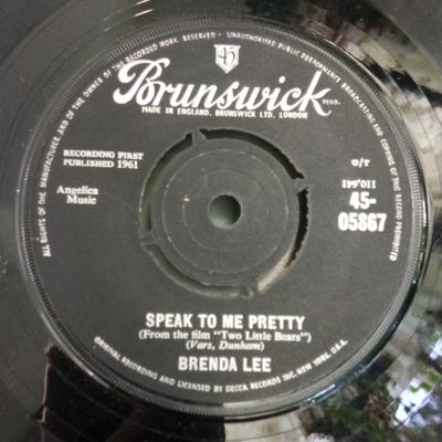 7-дюймовая пластинка БРЕНДА ЛИ - Поговори со мной красиво 4505867 Brunswick 1962 Великобритания Рок Б/У