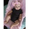 50/60CM Reborn Baby Doll Toddler Real Soft Touch Maddie with Hand-Drawing Hair High Quality Handmade Doll