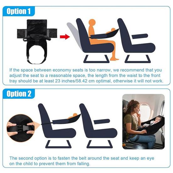 Портативный гамак для малышей в самолете, складное детское сиденье для самолета, кровать для сна, регулируемая подставка для ног для детей, гамак для летающего самолета, необходимые вещи для путешествий