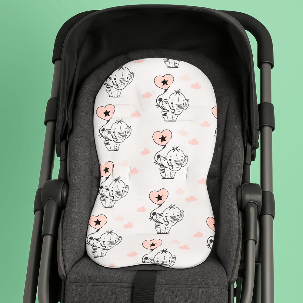 Soft Baby Stroller Cushion Cartoon Printed Dining Chair Cotton Pad High Chair Trolley