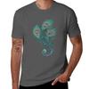 Art Nouveau Peacock Feather Decorative Peacock Feather Tshirt Work Outdoor Tshirt For Unisex