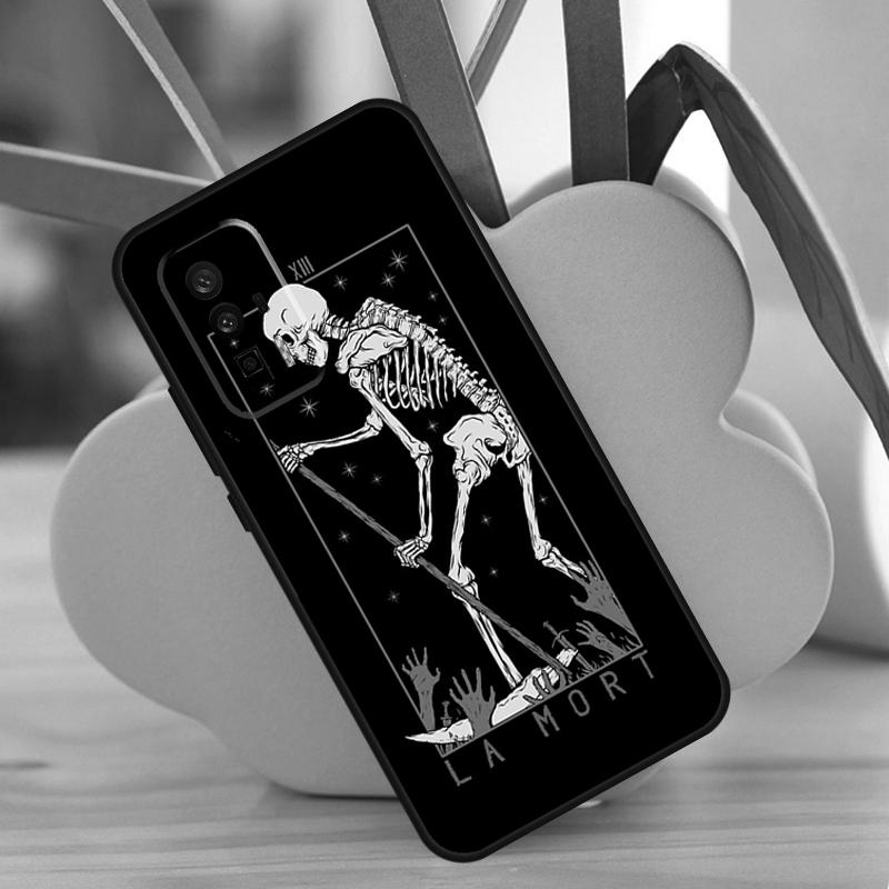 Чехол Таро Смерти для POCO X3 X6 F6 Pro M6 X5 F3 F5 M5s Xiaomi 13 14 Ultra 12 Lite 11T 12T 13T Pro