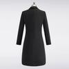 Troloman Women's Mid-Length Padded Wool Blend Overcoat
