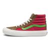 Vans Стиль 138 Ua Og Lx Высокие кеды для скейтборда Унисекс Кроссовки Красно-зелено-черные VN0A45KDTPF