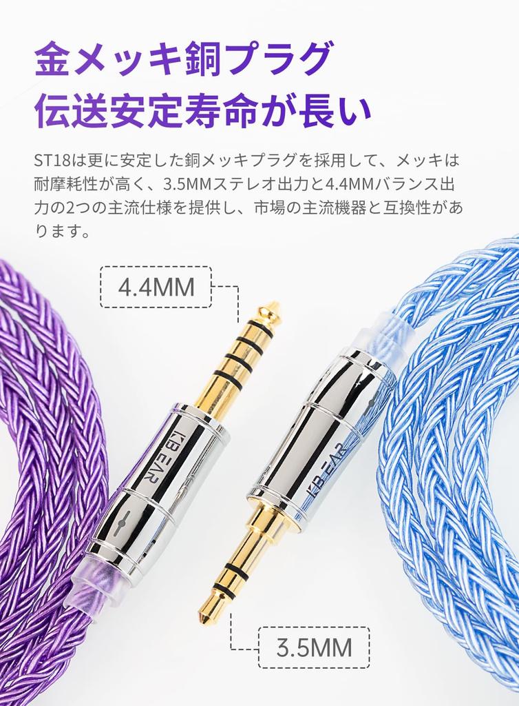 Улучшение качества звука наушников Yinyoo, 16-жильный посеребренный кабель 5N для обновления, посеребренный провод, совместимый с заменой наушников MMCX KZ