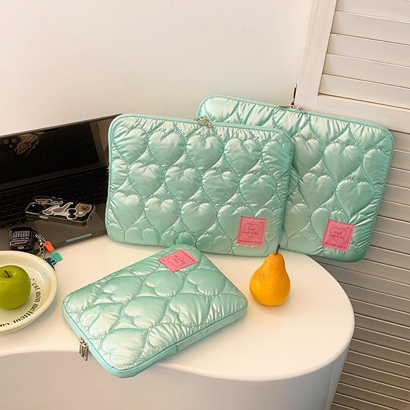 Корейская милая вышивка для 15-дюймового ноутбука и 11-дюймового iPad, многоцветный хлопковый дизайн в виде макарон