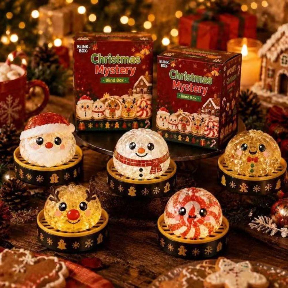 Santa Reindeer Snowman Dumpling Squishies Stress Relief Fidget Toy Christmas Holiday Party