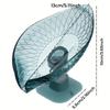 Leaf Shaped Soap Box Suction Cup Drain Soap Dish Toilet Free Hole Wall Mounted Soap Holder Storage Box Bathroom Accessories