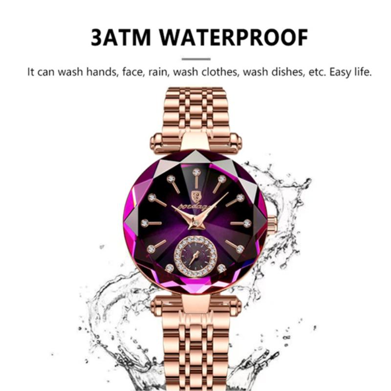 POEDAGAR Luxury Watches For Ladies Top Brand Stainless Steel Waterproof Quartz Female Wrist Watch Relogio Feminino Girl Gift