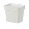 Trash Can 3L Light Gray IKEA/IKEA HALLBAR (604.321.95)