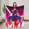 Murder Drones  Blanket Uzi Doorman Wool Funny Breathable Throw Blanket for Bedspread  Winter