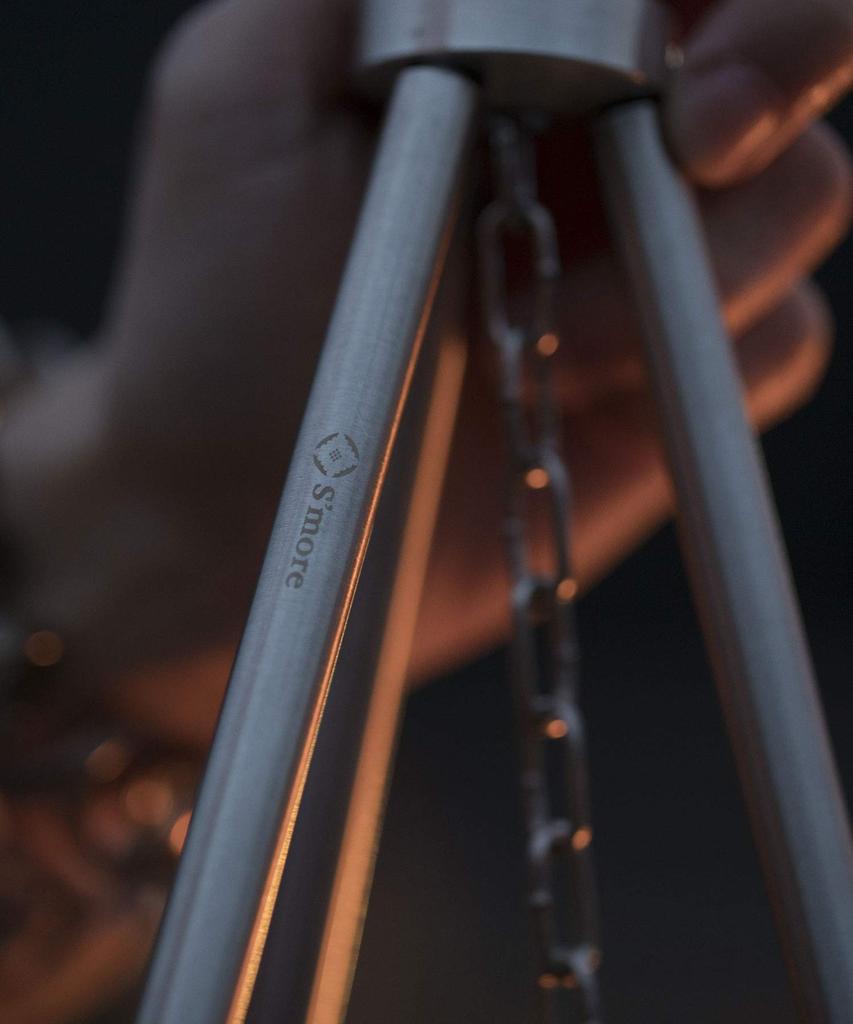 Нержавеющий штатив для кемпинга, штатив для кемпинга, штатив для кемпинга, штатив для кемпинга, кухонная утварь из нержавеющей стали, легкий вес 428 г, компактный, для кемпинга на открытом воздухе, для одиночного кемпинга, регулировка цепи, логотип