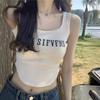 Спортивный жилет с подтяжками для женщин летом, горячая девушка, чистый, без рукавов, облегающий крой и тонкий внутренний топ для ношения на улице