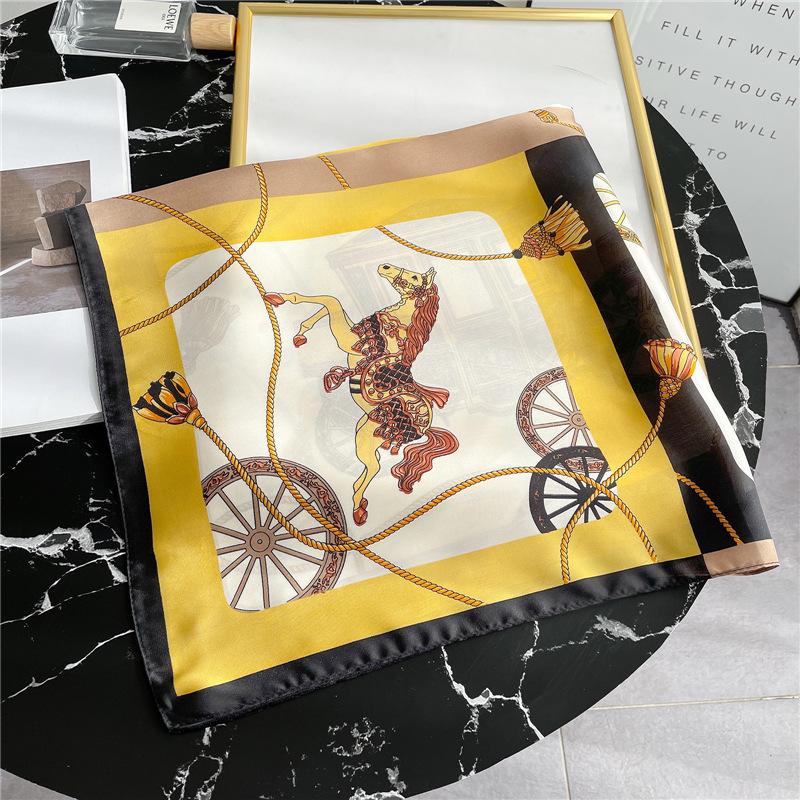 70 * 70 см новый шелковый маленький квадратный шарф для защиты шеи женщин профессиональный шарф универсальный шарф для волос шарф