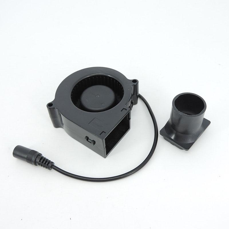 12 В 7 см 7530 DC Power Variable Speed Controller Air Blower Cooler Fan 75 мм Для Кемпинга Кулинария/Барбекю/Дрова/Отходы