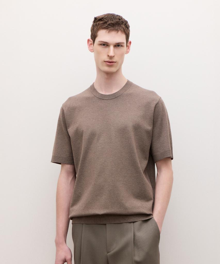 Jilseutyueoteunyuyogmaen Silky Crew Neck Knit - Brown (Jnsw6B304W2)