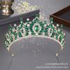 Bridal Crown Headgear Colored Rhinestone Headband Baroque Crown Wedding Dress Accessories Hair Accessories