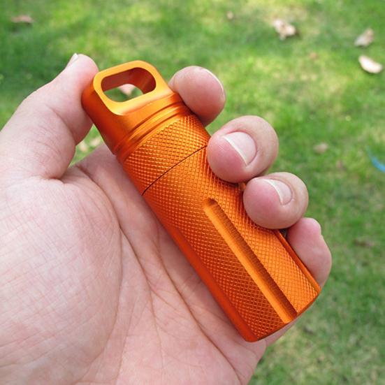 Mini Portable Storage Item Aluminum Alloy 10 Cm 1 Pc