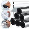 Pipe Insulation Foam Tube Self-Adhesive Wrap Aluminum Foil Pipe Cover Flame