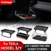 Futhope 2in1 Скрытый ящик для хранения экрана Pro для модели Tesla 3 Y 2018-23 года, магнитный Magsafe, скрытый большой ящик для хранения салфеток