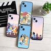 Синий чехол для телефона Bluey MH23 для Samsung S20 S21 S22 S23 S24 FE Ultra Plus Lite S21S A55 A07 A17 F06 F16 M06 M16 M56 A36 A37 A57