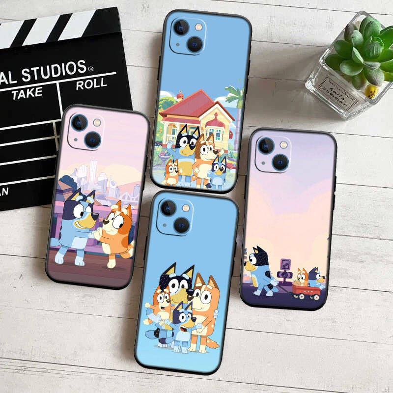 Синий чехол для телефона Bluey MH23 для Samsung S20 S21 S22 S23 S24 FE Ultra Plus Lite S21S A55 A07 A17 F06 F16 M06 M16 M56 A36 A37 A57