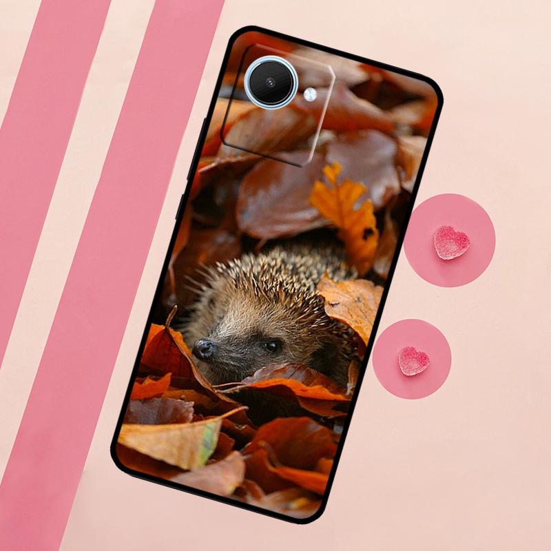 Милый Ёжик Для Realme 15 10 11 12 13 14 Pro Plus C65 C67 C75 C63 C61 C55 C51 C53 C35 GT6 GT7 Pro Чехол