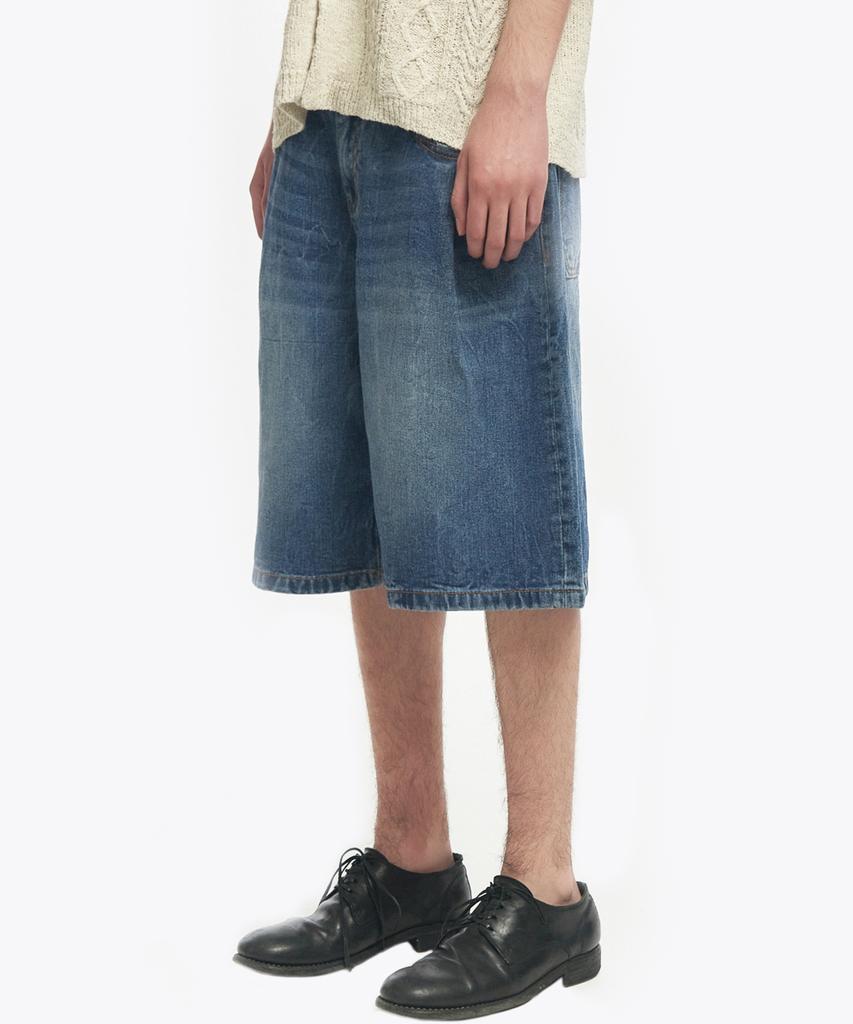 MILLO ARCHIVE Denim Bermuda Pants [Mid Blue]