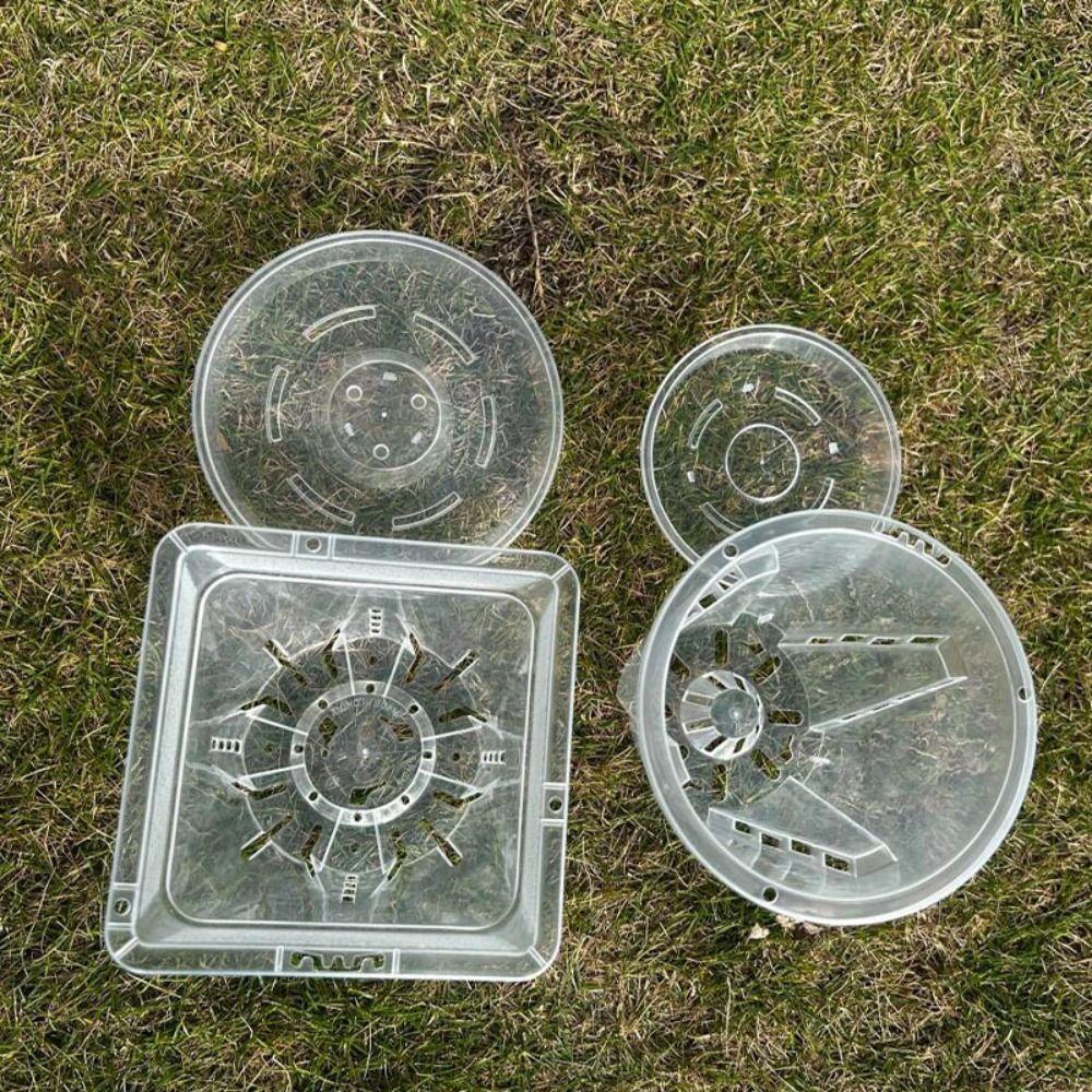 Прозрачный пластиковый горшок для орхидеи фаленопсис с отверстиями, прозрачный цветочный горшок, домашний декор