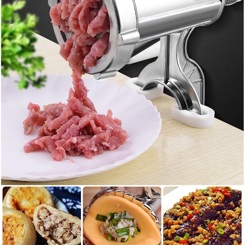 Ручная мясорубка с насадкой для колбас Эффективная ручная мясорубка для домашней кухни для свежего фарша и колбас