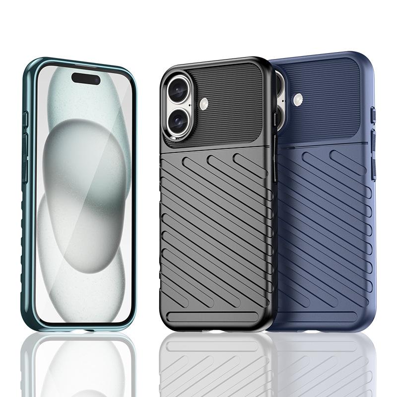 Подходит для чехла на телефон Thunder iPhone 11, чехла на телефон Apple 11 Pro Max, противоударного, полностью закрывающего, утолщенного, мягкого силикона